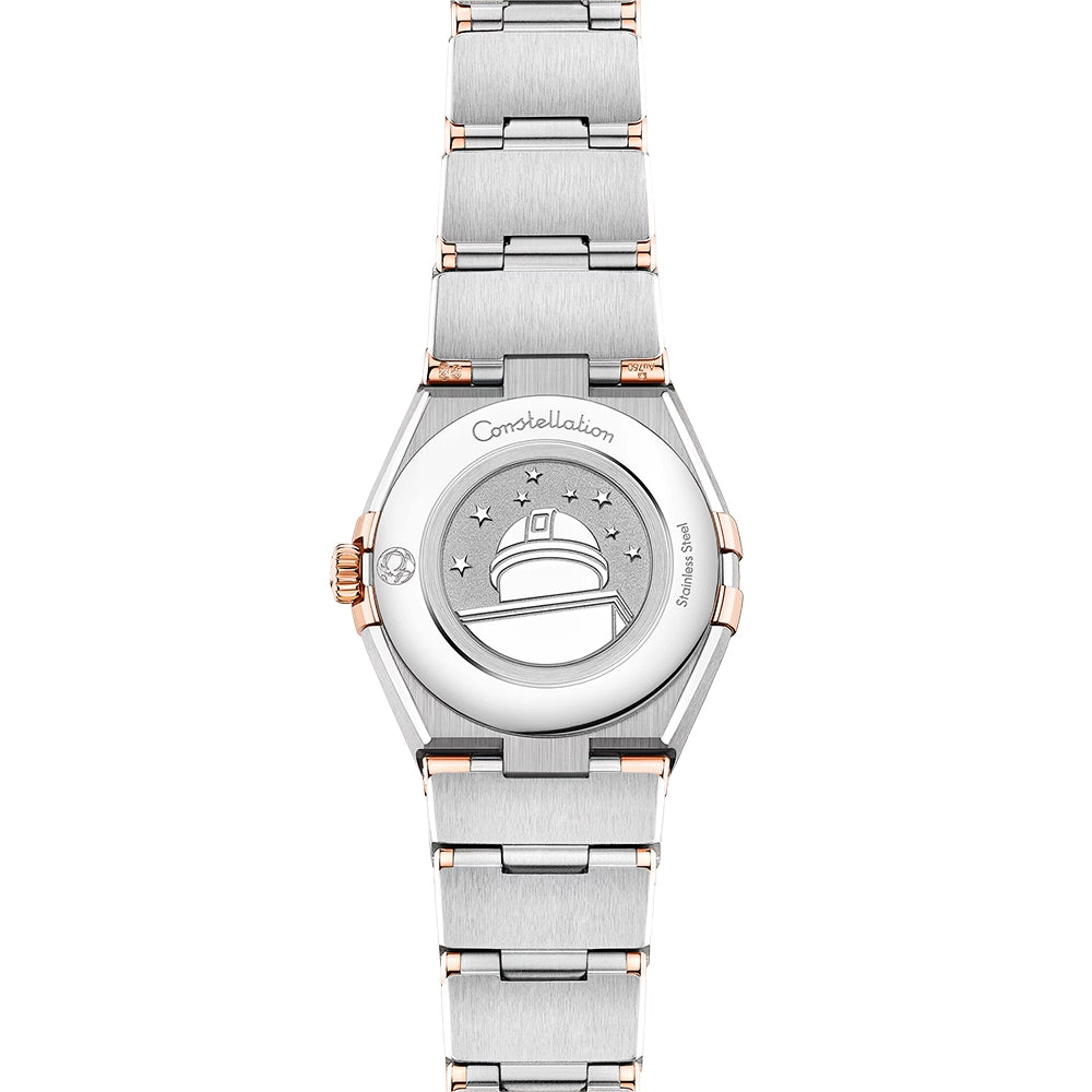 OMEGA Constellation 25mm Two-Tone White Dial Ladies Watch - Berry's Jewellers