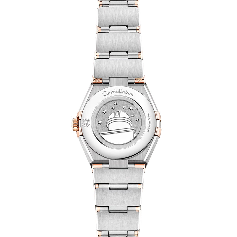 OMEGA Constellation 25mm Two-Tone White Dial Ladies Watch - Berry's Jewellers