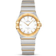 OMEGA Constellation 28mm Steel & 18ct Yellow Gold Mother of Pearl Watch - Berry's Jewellers
