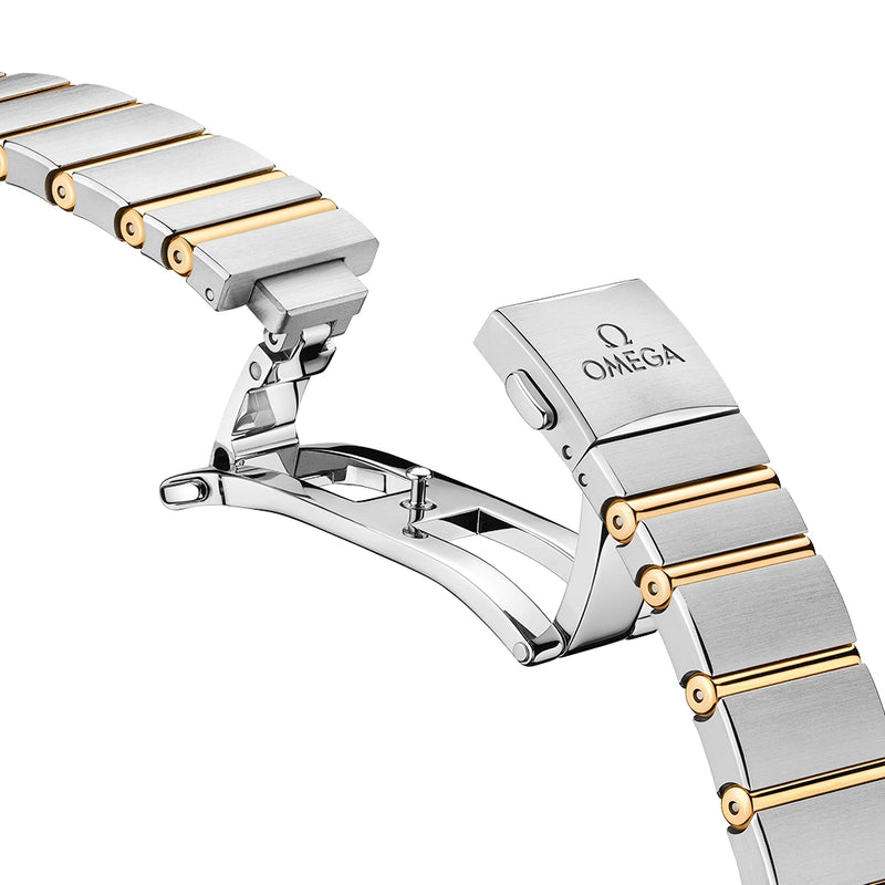 Constellation 28mm Two-Tone Diamond Set Mother of Pearl Watch