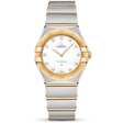 Constellation 28mm Two-Tone Diamond Set Mother of Pearl Watch