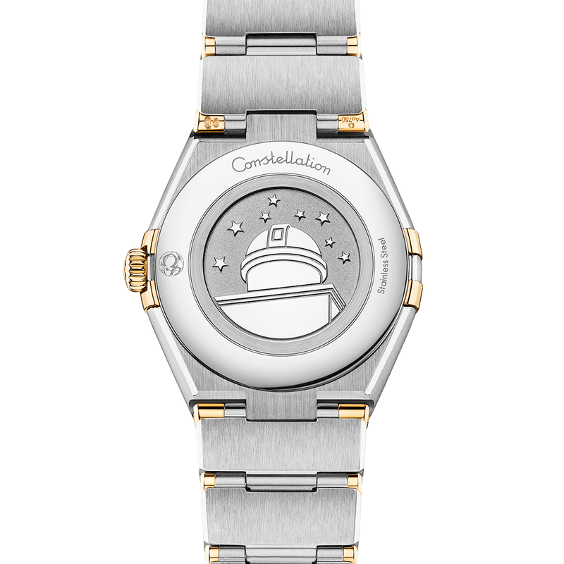 Constellation 28mm Two-Tone Diamond Set Mother of Pearl Watch