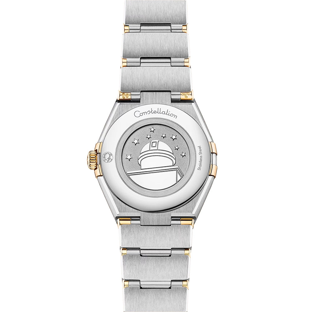 OMEGA Constellation 28mm Steel & 18ct Yellow Gold Diamond Set Watch - Berry's Jewellers