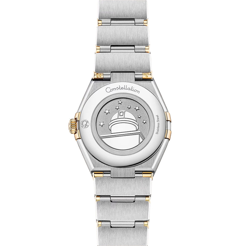 OMEGA Constellation 28mm Steel & 18ct Yellow Gold Diamond Set Watch - Berry's Jewellers