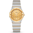 OMEGA Constellation 28mm Steel & 18ct Yellow Gold Diamond Set Watch - Berry's Jewellers