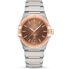 OMEGA Constellation 39mm Two-Tone Brown Dial Mens Automatic Watch - Berry's Jewellers