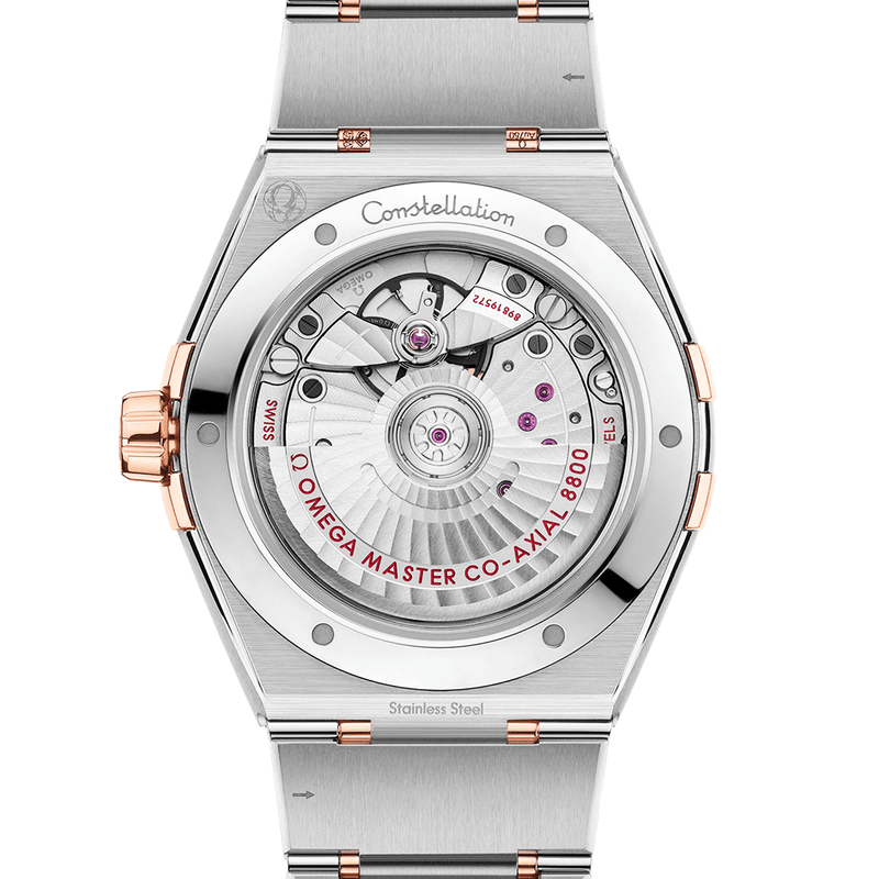 OMEGA Constellation 39mm Two-Tone Brown Dial Mens Automatic Watch - Berry's Jewellers