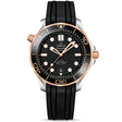 Seamaster Diver 300m 42mm Black Dial & 18ct Rose Gold Mens Watch