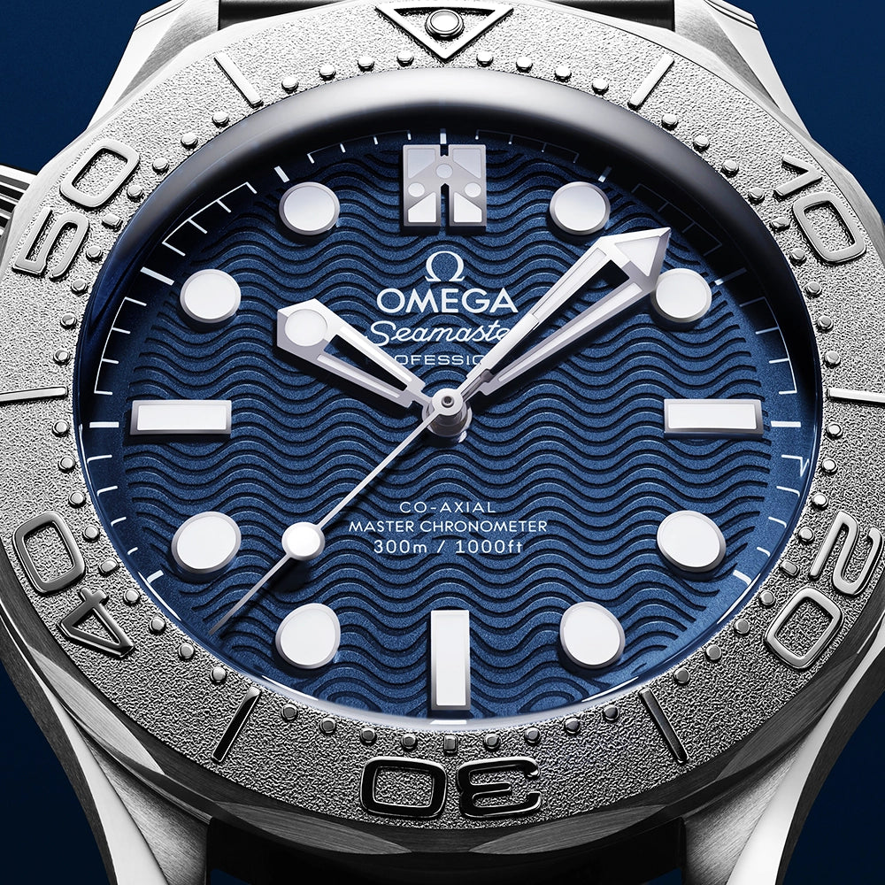 OMEGA Seamaster Diver 300m 42mm James Bond Edition Mesh Bracelet Watch - Berry's Jewellers