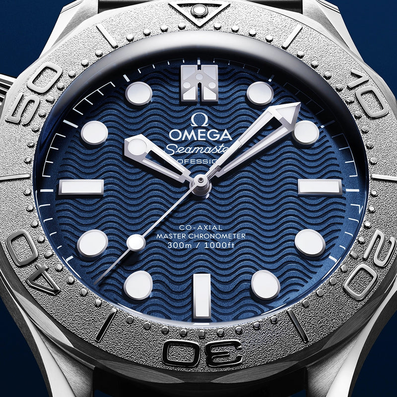 OMEGA Seamaster Diver 300m 42mm James Bond Edition Mesh Bracelet Watch - Berry's Jewellers