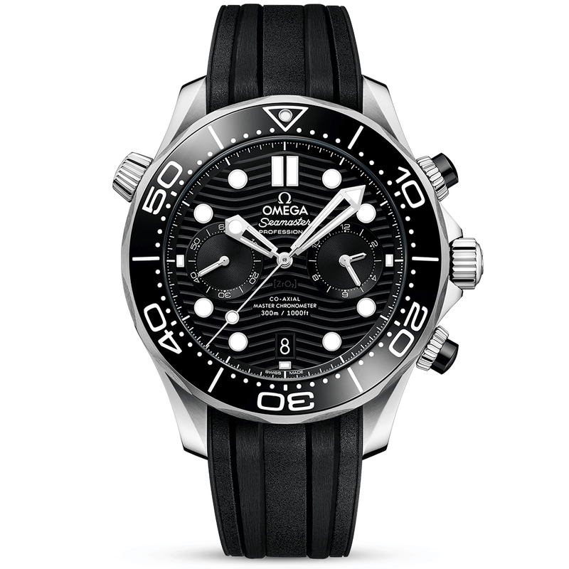 Seamaster Diver 300m 44mm Black Dial Mens Chronograph Watch