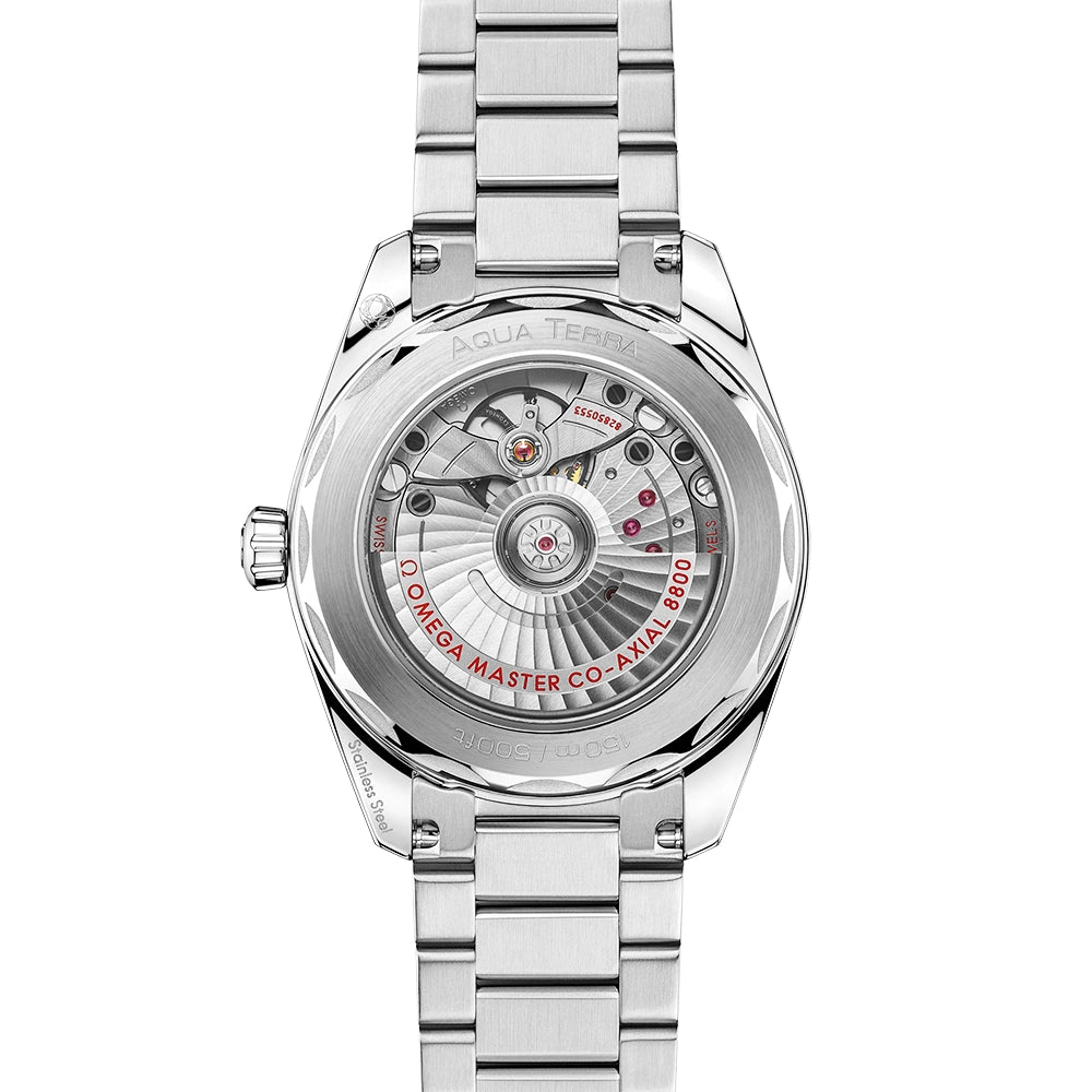 OMEGA Seamaster Aqua Terra 150m 38mm Black Dial Automatic Bracelet Watch - Berry's Jewellers