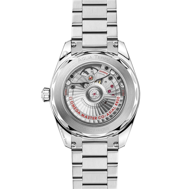 OMEGA Seamaster Aqua Terra 150m 38mm Black Dial Automatic Bracelet Watch - Berry's Jewellers