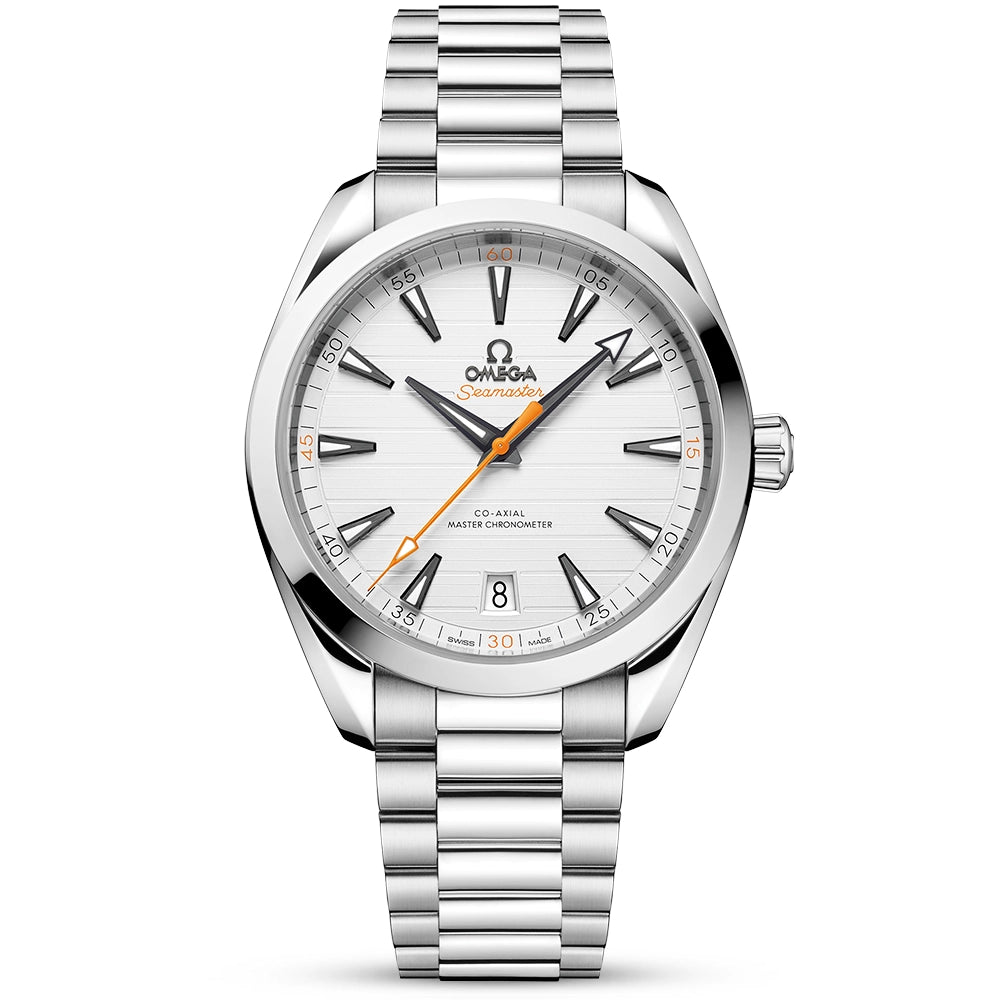 OMEGA Seamaster Aqua Terra 150m 41mm Silver Dial Automatic Bracelet Watch - Berry's Jewellers