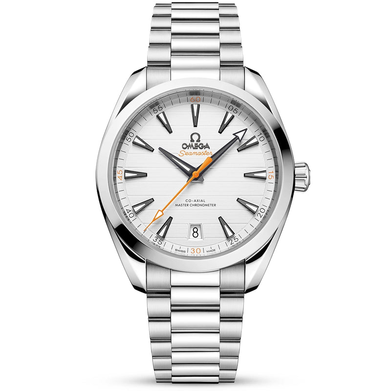 OMEGA Seamaster Aqua Terra 150m 41mm Silver Dial Automatic Bracelet Watch - Berry's Jewellers