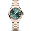 Seamaster Aqua Terra 30mm Two-Tone Green Sunray Dial Watch