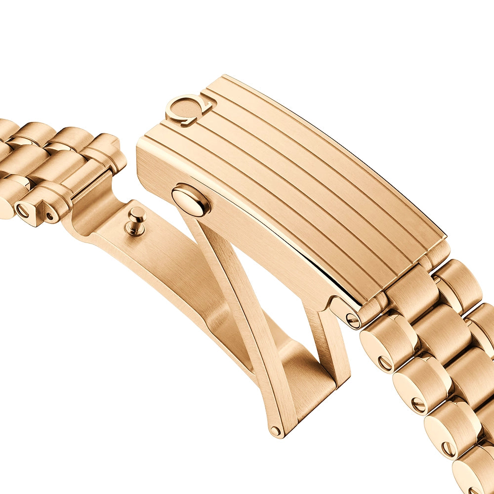 OMEGA Speedmaster Moonwatch Moonshine Gold Reverse Dial Bracelet Watch - Berry's Jewellers