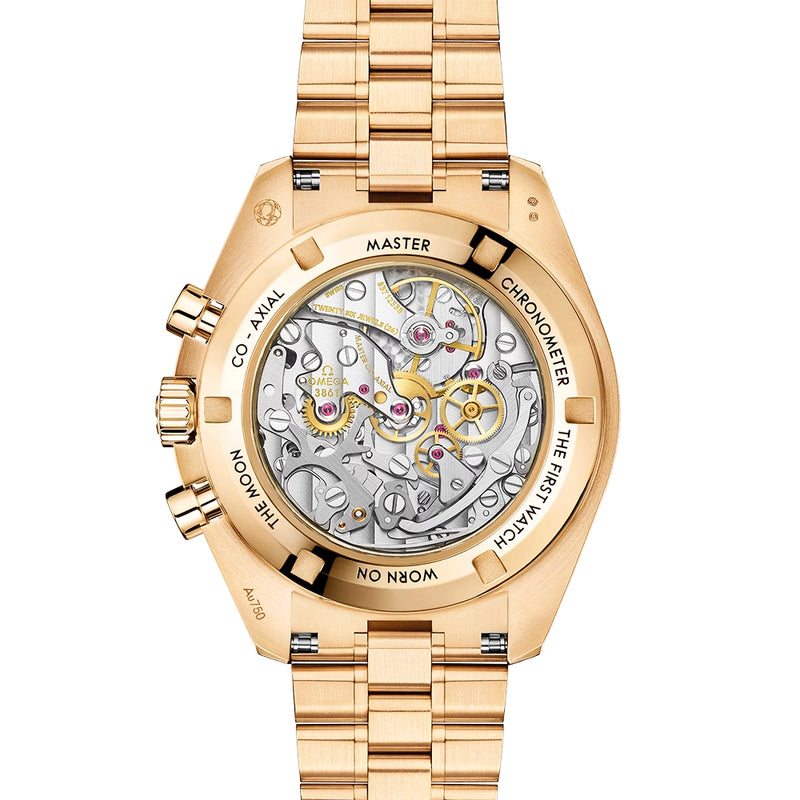 OMEGA Speedmaster Moonwatch Moonshine Gold Reverse Dial Bracelet Watch - Berry's Jewellers