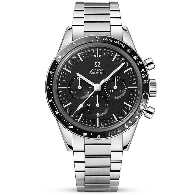 Speedmaster Calibre 321 39.7mm Black Dial Mens Bracelet Watch