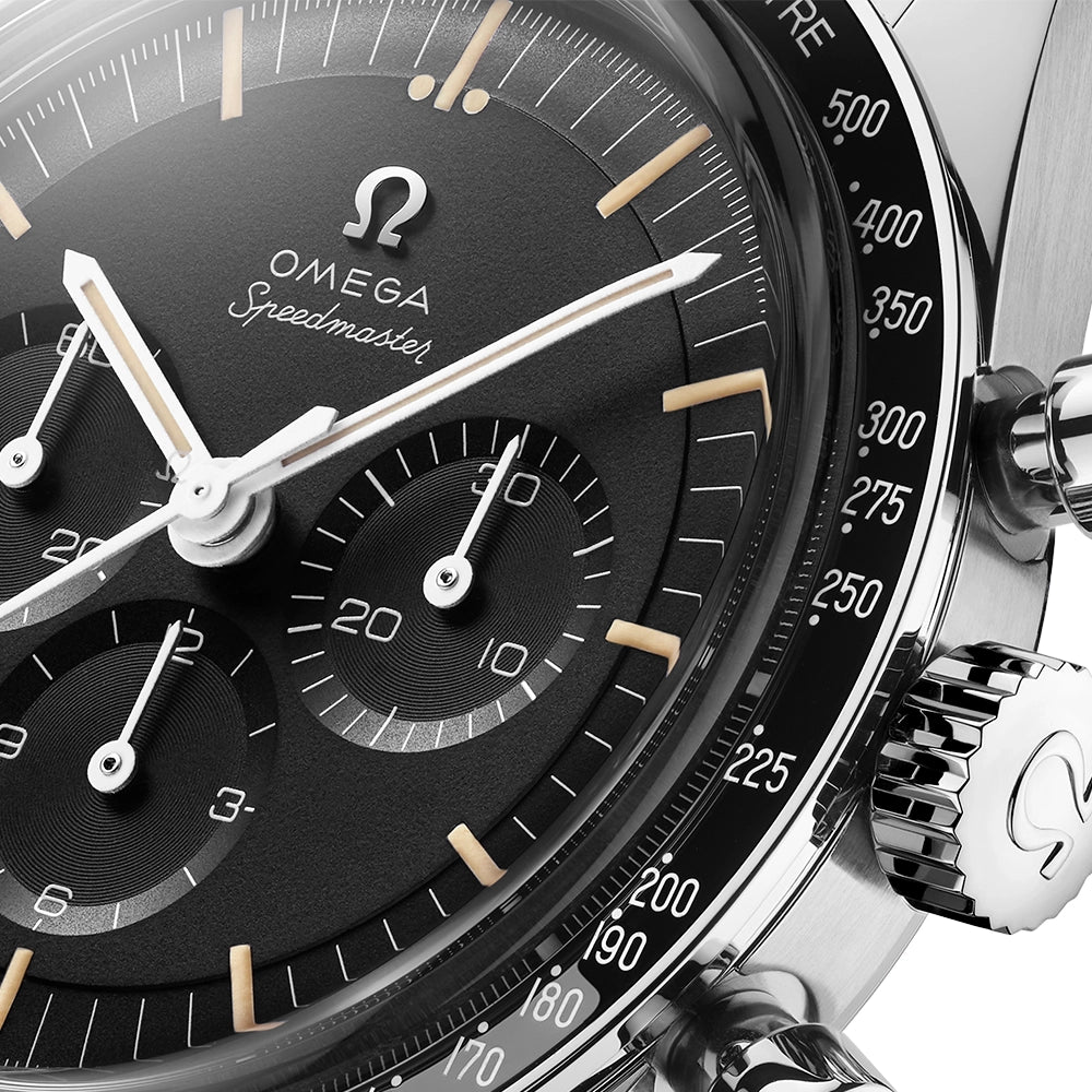 Speedmaster Calibre 321 39.7mm Black Dial Mens Bracelet Watch