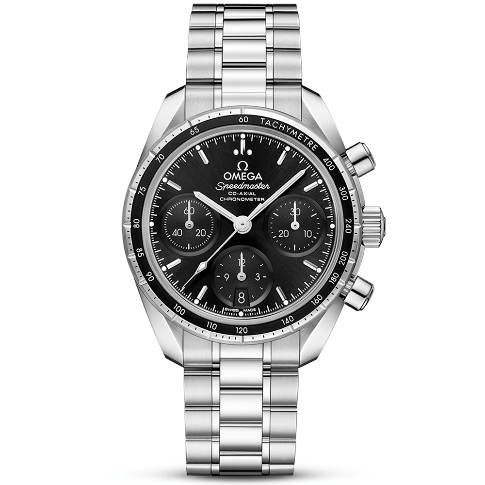 Speedmaster Chronograph 38mm Black Dial Automatic Watch
