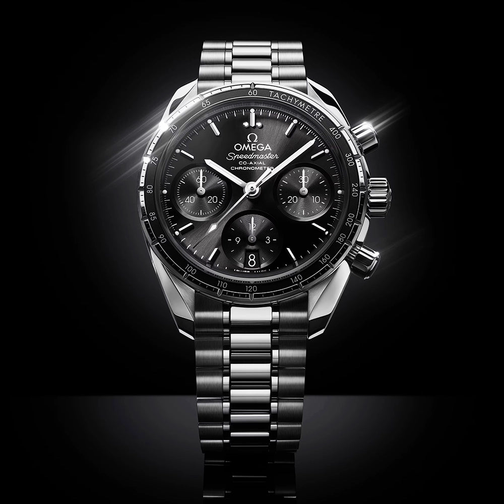 Speedmaster Chronograph 38mm Black Dial Automatic Watch