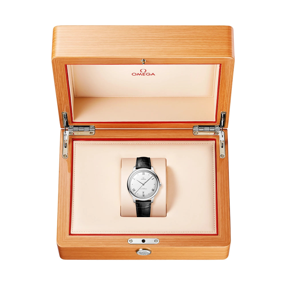 OMEGA De Ville Prestige 40mm Silver Dial Men's Automatic Strap Watch - Berry's Jewellers