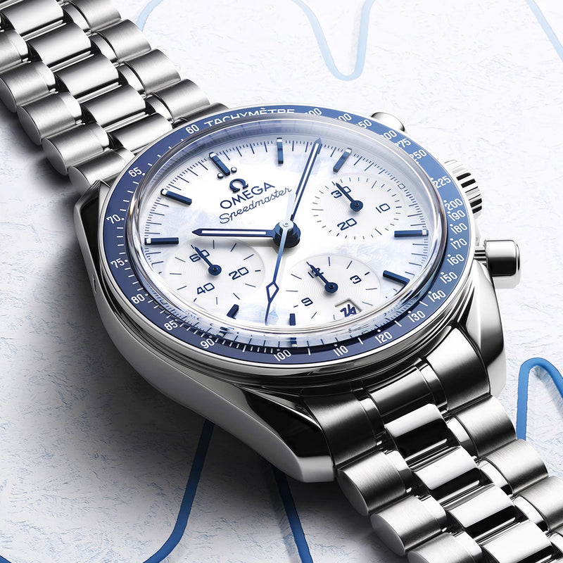 OMEGA Speedmaster 38mm Milano Cortina 2026 Edition Chronograph Watch - Berry's Jewellers