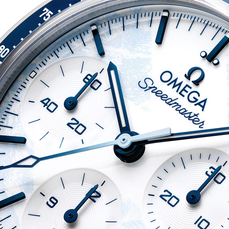 OMEGA Speedmaster 38mm Milano Cortina 2026 Edition Chronograph Watch - Berry's Jewellers