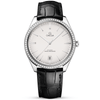 OMEGA De Ville Tresor 40mm Silver Dial Diamond Set Strap Watch - Berry's Jewellers