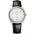 OMEGA De Ville Tresor 40mm Silver Dial Diamond Set Strap Watch - Berry's Jewellers