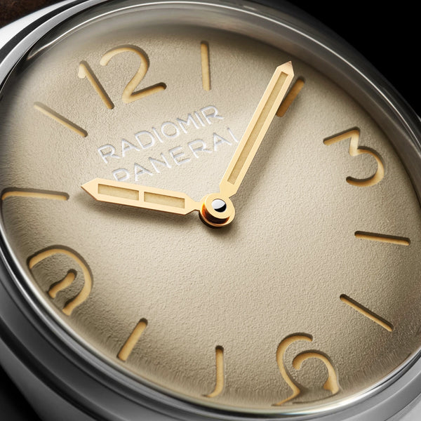 Panerai Radiomir Tre Giorni 45mm Beige Dial Mens Manual-Wind Watch - Berry's Jewellers