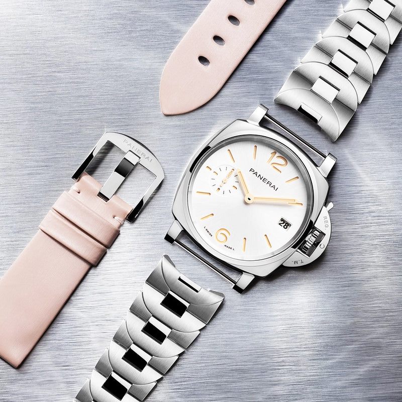 Panerai Luminor Due 38mm Silver Dial Automatic Bracelet Watch - Berry's Jewellers