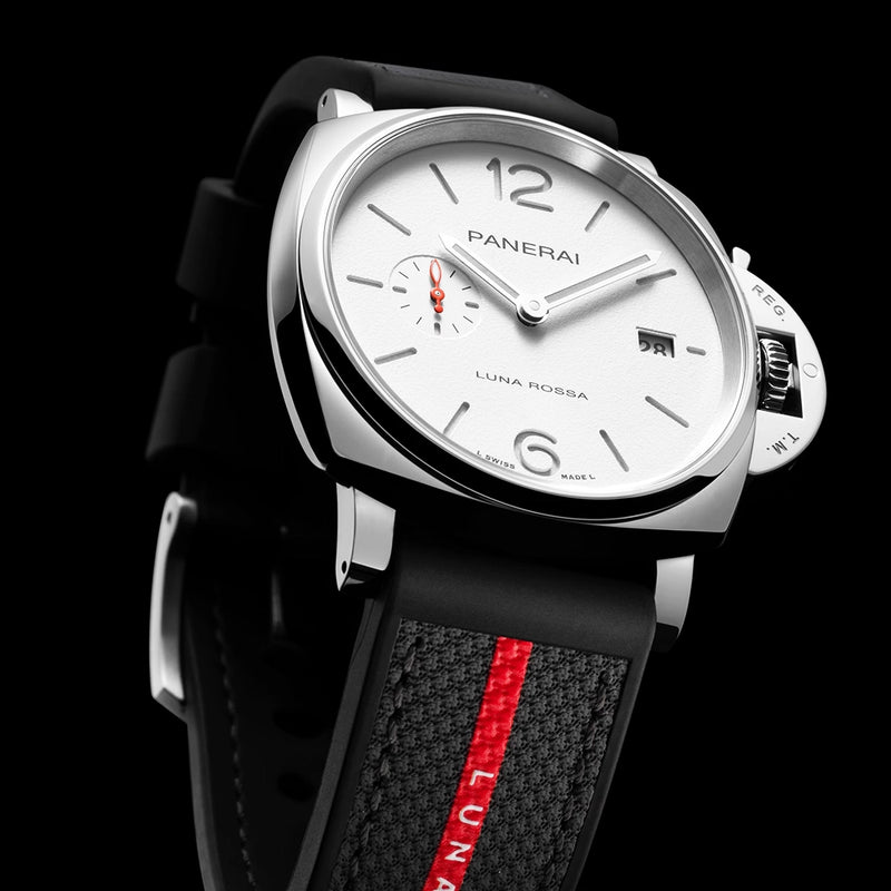 Panerai Luminor Due 42mm Luna Rossa Edition White Dial Mens Watch - Berry's Jewellers