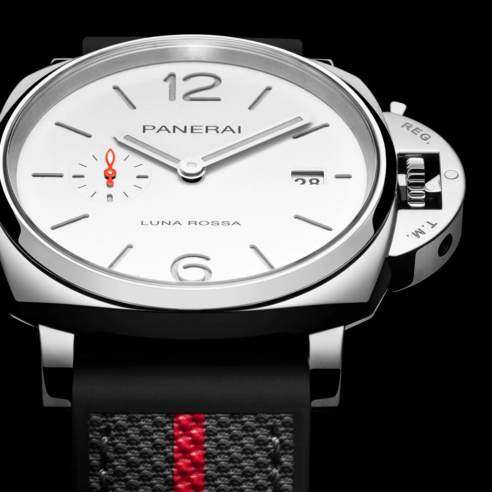 Panerai Luminor Due 42mm Luna Rossa Edition White Dial Mens Watch - Berry's Jewellers