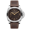 Panerai Luminor 44mm Brown Dial Brown Strap Mens Watch - Berry's Jewellers