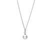 Morning Dew 18ct White Gold Pearl and Diamond Pendant