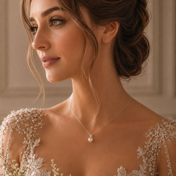 Mikimoto 18ct White Gold Pearl And Diamond Pendant - Berry's Jewellers