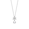 Mikimoto 18ct White Gold Pearl And Diamond Pendant - Berry's Jewellers
