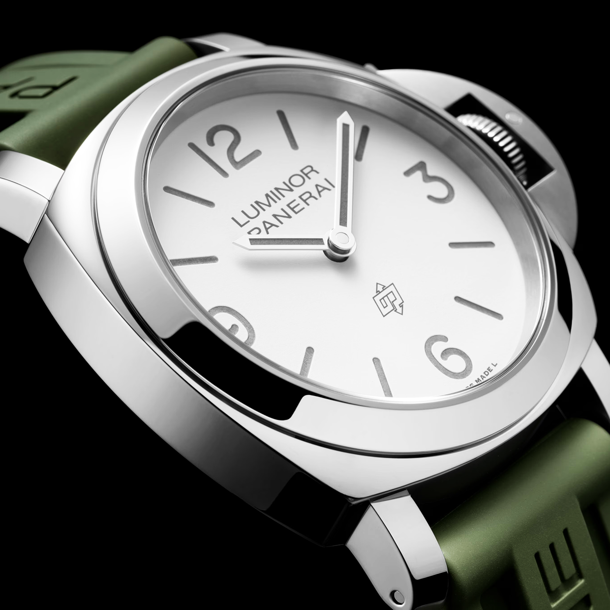 Luminor Base Logo 44mm White Dial Men's Watch