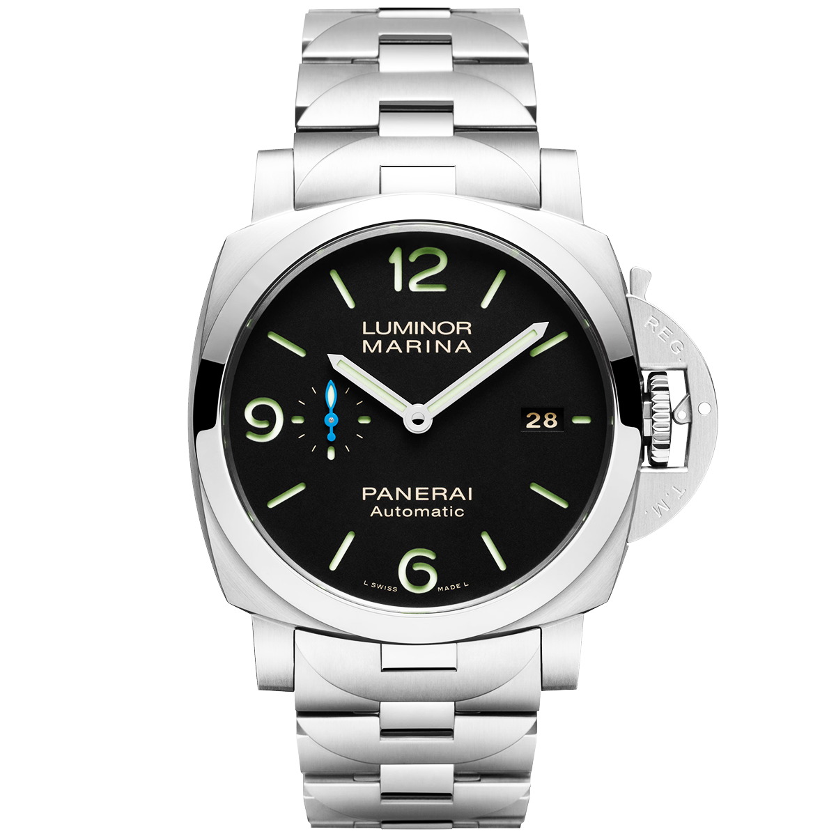 Luminor Marina 44mm Black Dial Men's Bracelet Watch