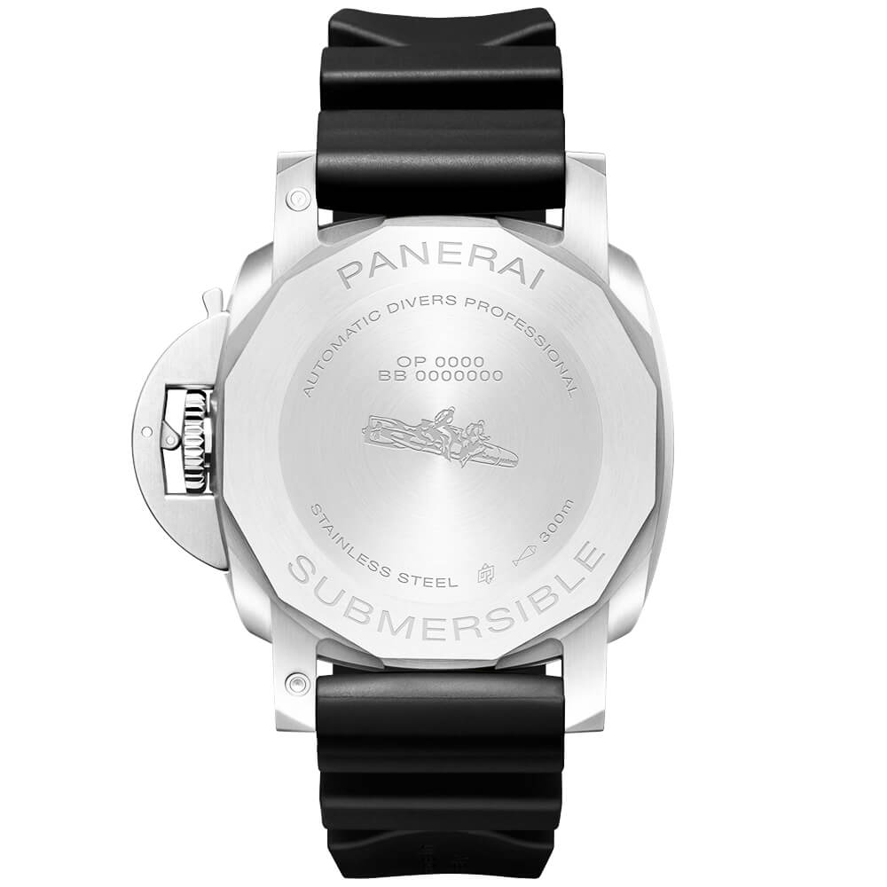 Panerai Submersible Bianco 42mm White Dial Automatic Mens Strap Watch - Berry's Jewellers