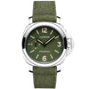 Luminor 42mm Khaki Matte Green Canvas Strap Automatic Watch