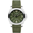 Luminor 42mm Khaki Matte Green Canvas Strap Automatic Watch