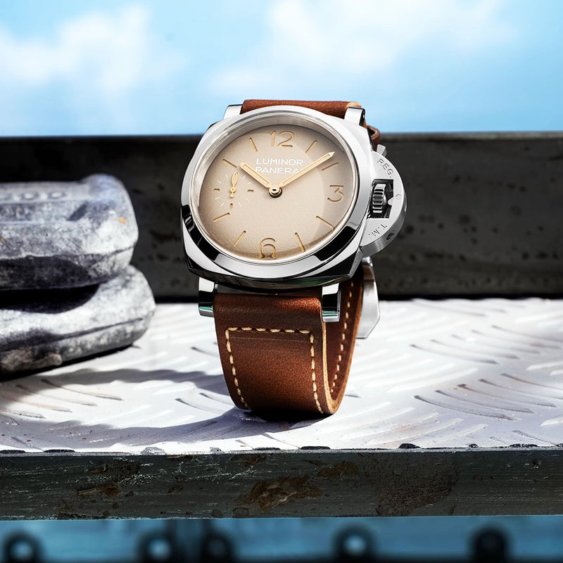 Luminor 47mm Tropical Dial Mens Manual-Wind Watch