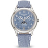 Patek Philippe Complications Annual Calendar Moonphase 38mm Denim Strap Watch - Berry's Jewellers