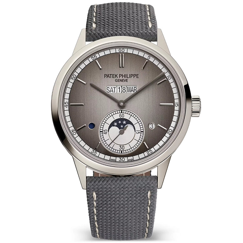 Patek Philippe Grand Complications In-Line Perpetual Calendar 41.3mm Platinum Watch - Berry's Jewellers