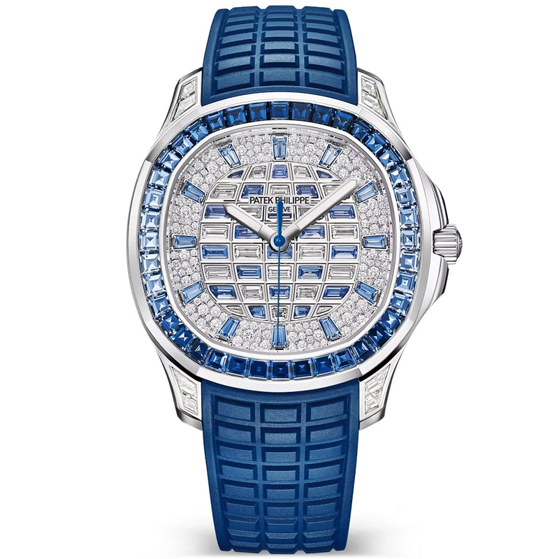 Aquanaut Luce Haute Joaillerie 18ct White Gold Diamond & Sapphire Set Watch 5268/461G-001