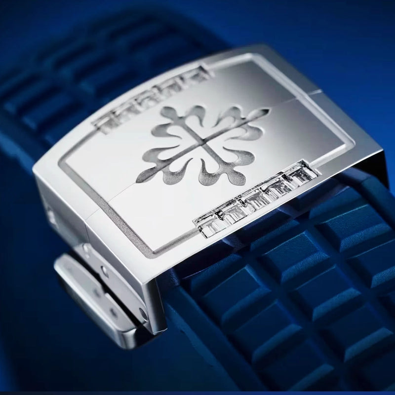 Aquanaut Luce Haute Joaillerie 18ct White Gold Diamond & Sapphire Set Watch 5268/461G-001