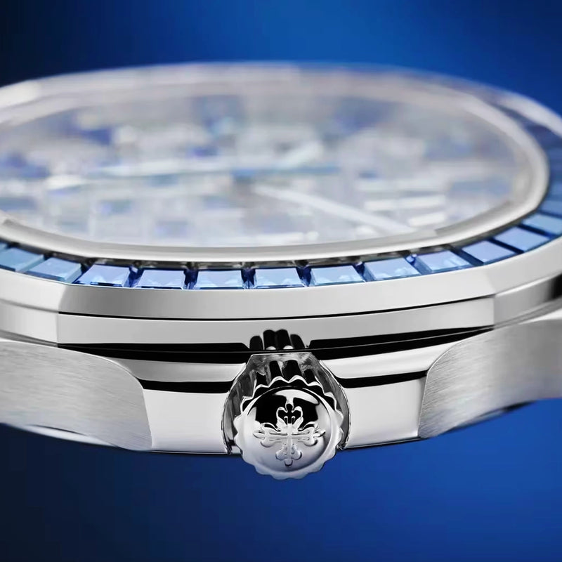 Aquanaut Luce Haute Joaillerie 18ct White Gold Diamond & Sapphire Set Watch 5268/461G-001